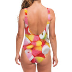 Sweet Gummy Print One Piece Swimsuit