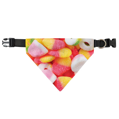 Sweet Gummy Print Over The Collar Dog Bandana