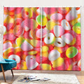 Sweet Gummy Print Pencil Pleat Curtains