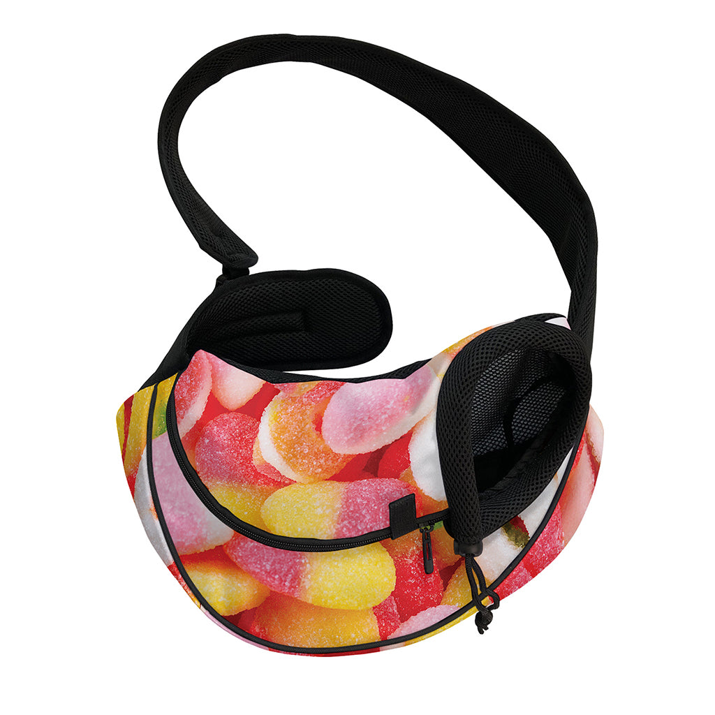 Sweet Gummy Print Pet Sling Carrier