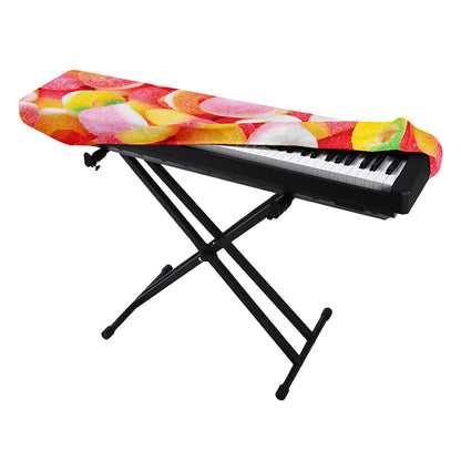 Sweet Gummy Print Piano Keyboard Cover