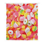 Sweet Gummy Print Polyester Shower Curtain