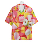 Sweet Gummy Print Rayon Hawaiian Shirt