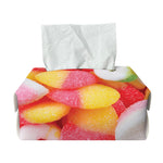 Sweet Gummy Print Rectangle Tissue Box Cover