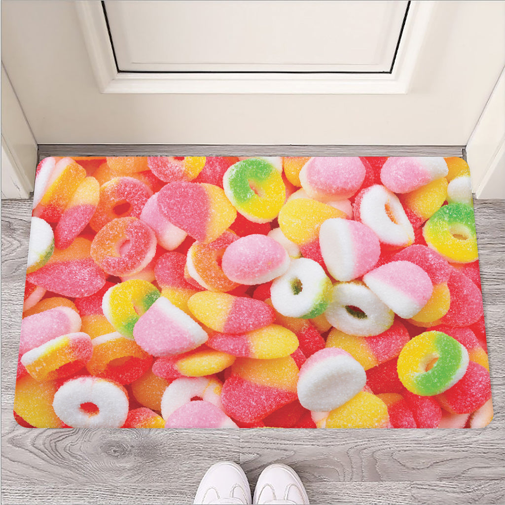 Sweet Gummy Print Rubber Doormat