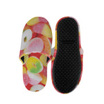 Sweet Gummy Print Slippers
