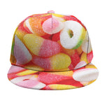 Sweet Gummy Print Snapback Cap