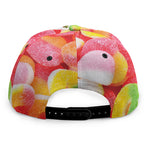 Sweet Gummy Print Snapback Cap