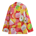 Sweet Gummy Print Women's Blazer