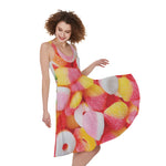 Sweet Gummy Print Women's Sleeveless Dress