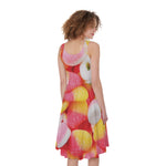 Sweet Gummy Print Women's Sleeveless Dress