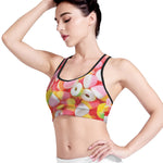 Sweet Gummy Print Women's Sports Bra