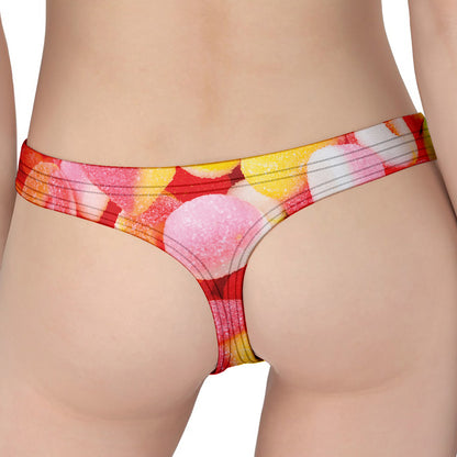 Sweet Gummy Print Women's Thong