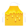 Sweet Honey Bee Hive Print Adjustable Apron