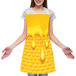 Sweet Honey Bee Hive Print Adjustable Apron