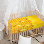 Sweet Honey Bee Hive Print Baby Crib Sheet