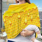 Sweet Honey Bee Hive Print Baby Seat Cover