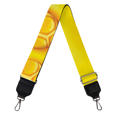 Sweet Honey Bee Hive Print Bag Strap