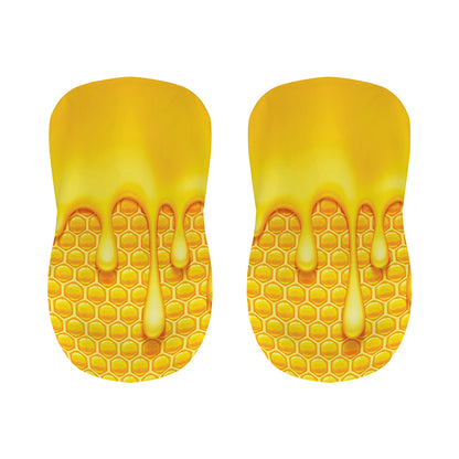 Sweet Honey Bee Hive Print Bar Stool Covers