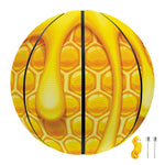Sweet Honey Bee Hive Print Basketball