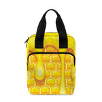 Sweet Honey Bee Hive Print Bible Tote Bag