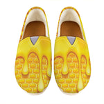 Sweet Honey Bee Hive Print Casual Shoes