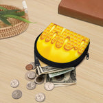 Sweet Honey Bee Hive Print Coin Purse
