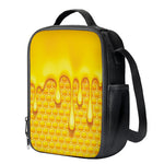 Sweet Honey Bee Hive Print Crossbody Lunch Bag