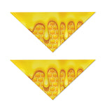 Sweet Honey Bee Hive Print Dog Bandana
