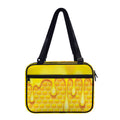 Sweet Honey Bee Hive Print Double Strap Bible Bag