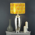Sweet Honey Bee Hive Print Drum Lamp Shade