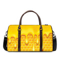 Sweet Honey Bee Hive Print Duffel Bag