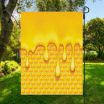 Sweet Honey Bee Hive Print Garden Flag