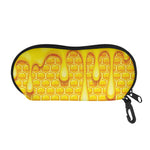 Sweet Honey Bee Hive Print Glasses Case