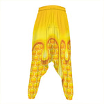 Sweet Honey Bee Hive Print Hammer Pants