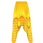 Sweet Honey Bee Hive Print Hammer Pants