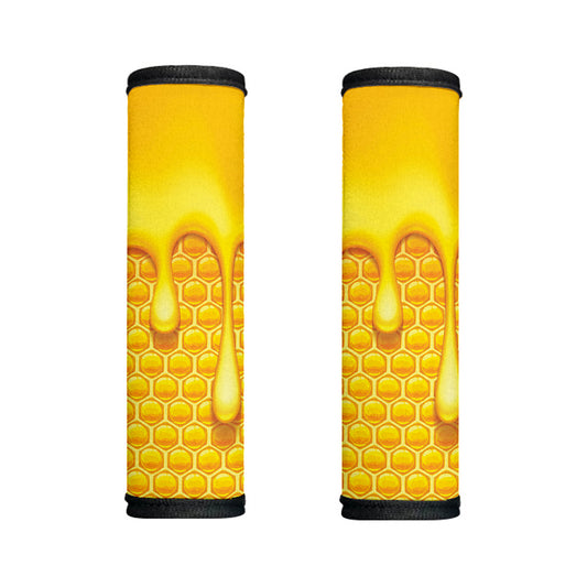 Sweet Honey Bee Hive Print Handle Covers