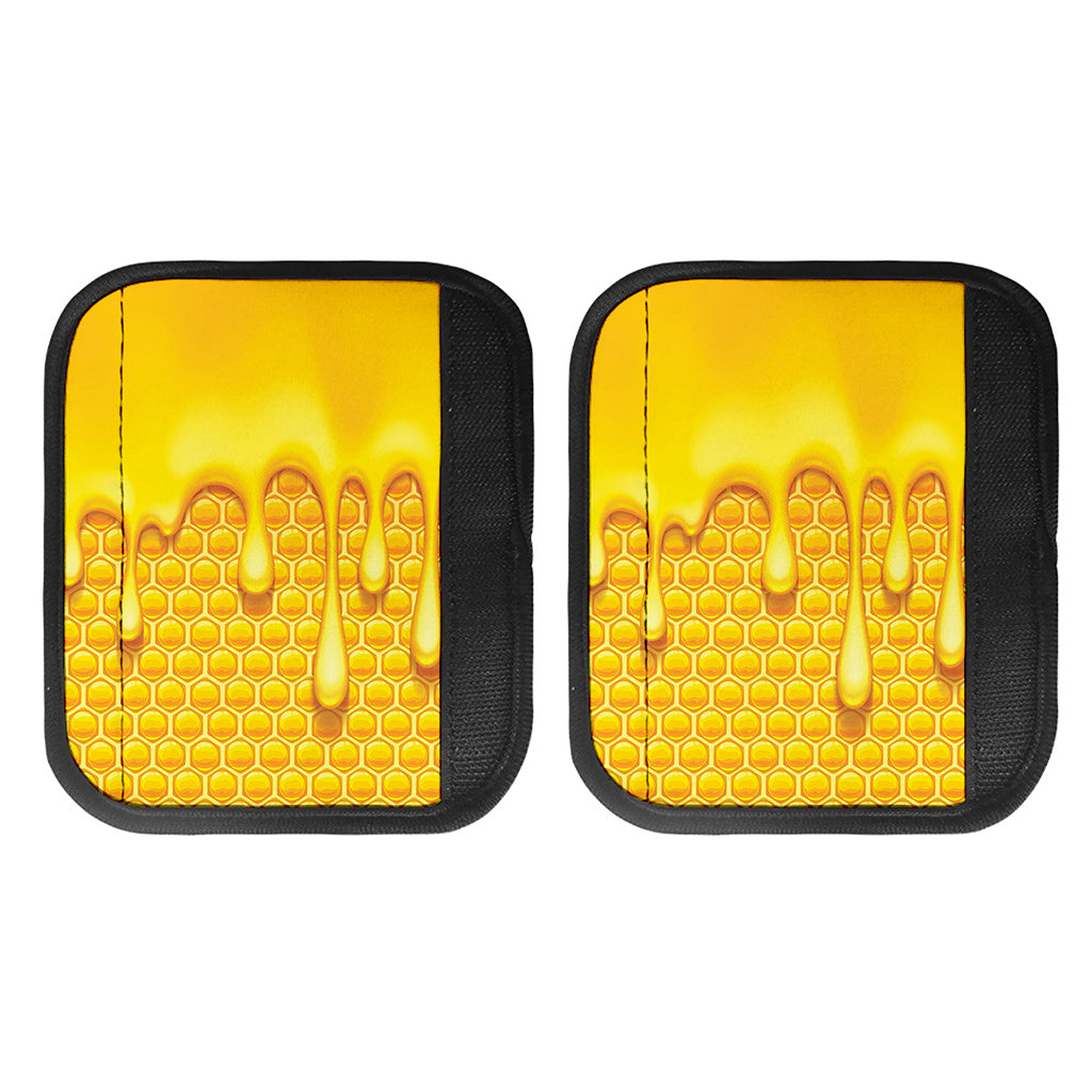 Sweet Honey Bee Hive Print Handle Covers