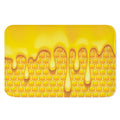 Sweet Honey Bee Hive Print Indoor Door Mat