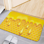 Sweet Honey Bee Hive Print Indoor Door Mat