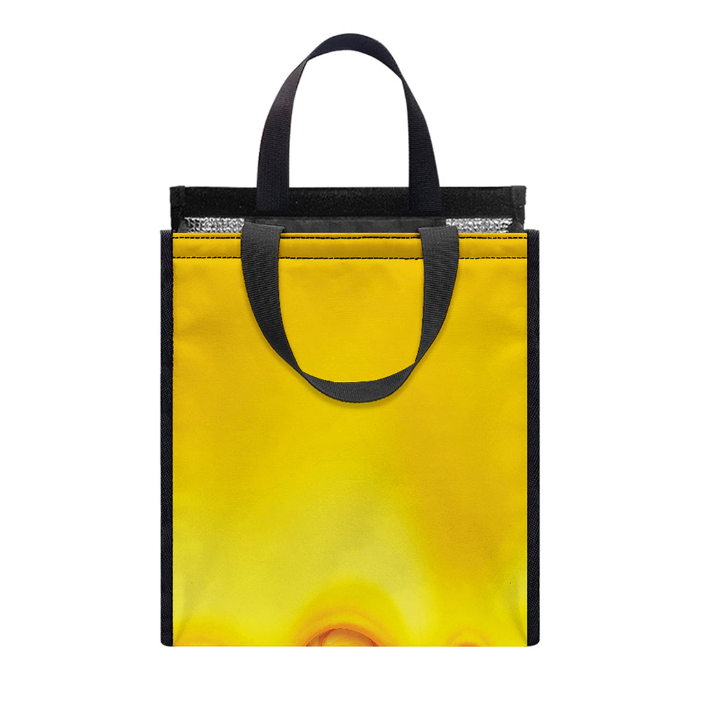Sweet Honey Bee Hive Print Insulated Lunch Tote