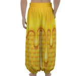 Sweet Honey Bee Hive Print Lantern Pants