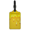 Sweet Honey Bee Hive Print Luggage Tag