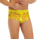Sweet Honey Bee Hive Print Men's Briefs