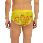 Sweet Honey Bee Hive Print Men's Briefs