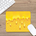 Sweet Honey Bee Hive Print Mouse Pad