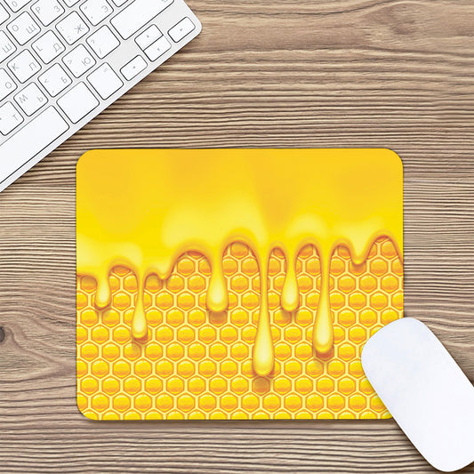 Sweet Honey Bee Hive Print Mouse Pad