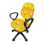 Sweet Honey Bee Hive Print Office Chair Cover