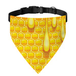 Sweet Honey Bee Hive Print Over The Collar Dog Bandana