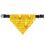 Sweet Honey Bee Hive Print Over The Collar Dog Bandana